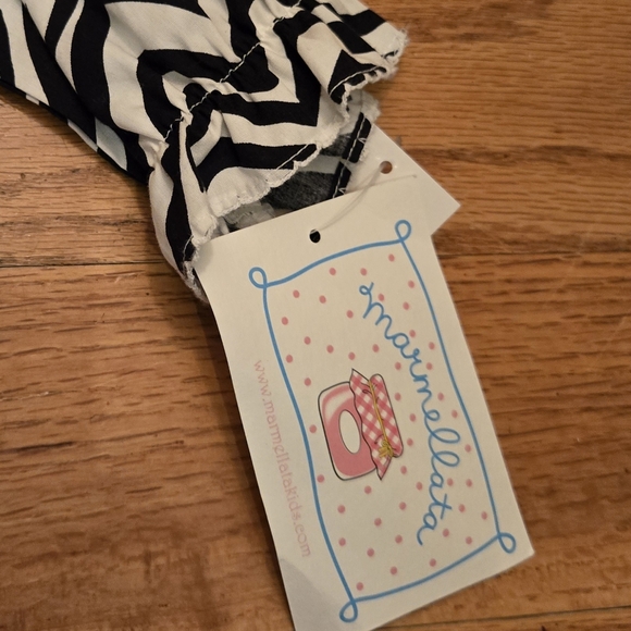 Marmalatta Girls Smocked Zebra Print Dress, NWT,, 2T - Picture 5 of 5